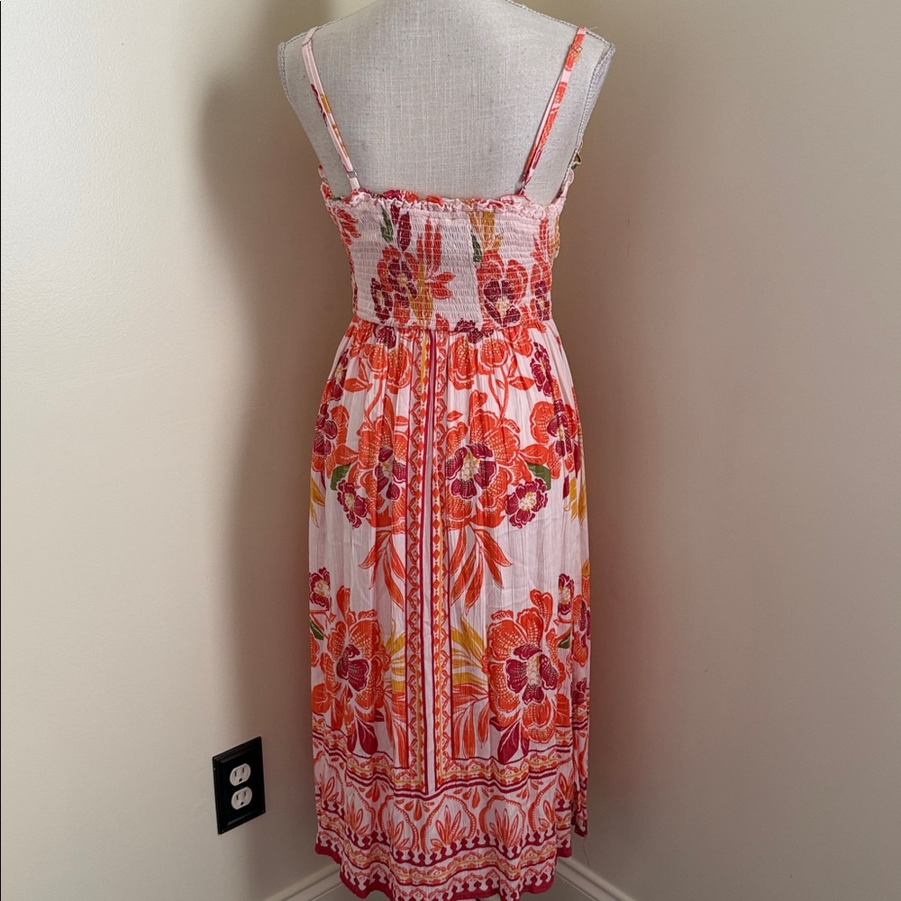 New Angie Red and Pink Floral Dress - Picture 14 of 15